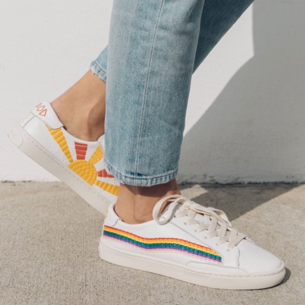 Soludos Rainbow Wave Sneakers